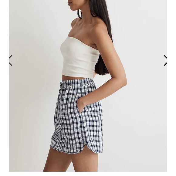 Madewell | NWT Curved Hem Mini Plaid Skirt - Picture 2 of 10